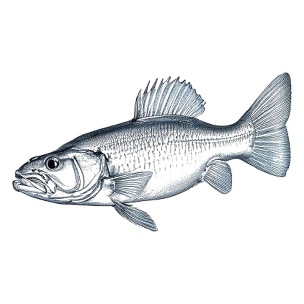 Blue sketch illustration of Bullhead